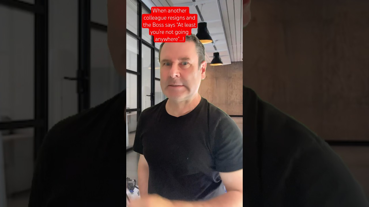 When people keep resigning from work…! Funny work life.