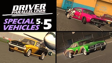 Special Vehicles in DRIVER: Parallel Lines - 5.5 | Double Acceleration Punk Vehicles (Method 3)
