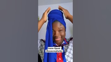 Headwrap Tutorial #shorts #headwrap #youtubeshorts