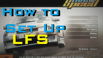 How to - Correctly set up Live for Speed, with Force Feedback Racing steering wheel tutorial S2 0.6E