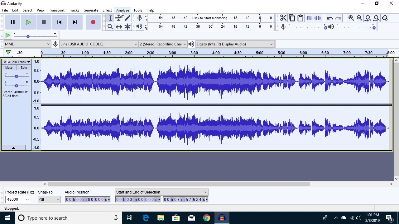 Update New Audio-Technica AT-LP120-USB Transferring Vinyl to Digital using Audacity on a Windows 10