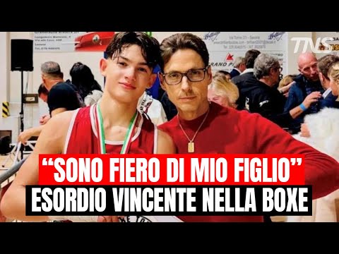 Video Lorenzo Berlusconi vince al debutto nella grande boxe davanti a papà Pier Silvio