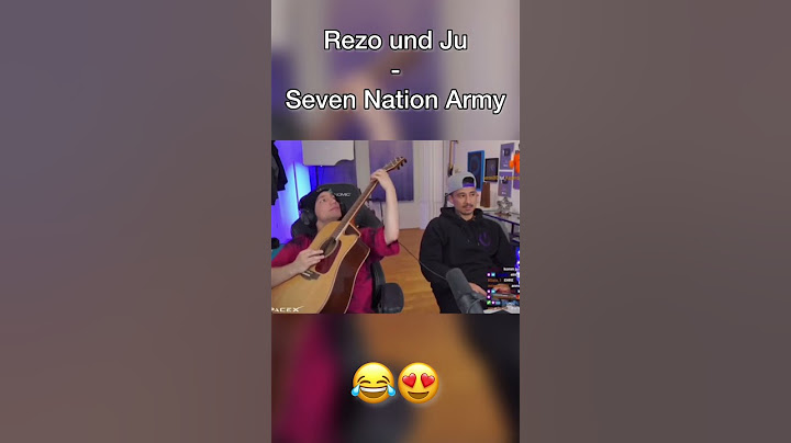 Rezo und Ju singen Seven Nation Army zusammen 😍😍 #rezo #julienbam #shorts #music