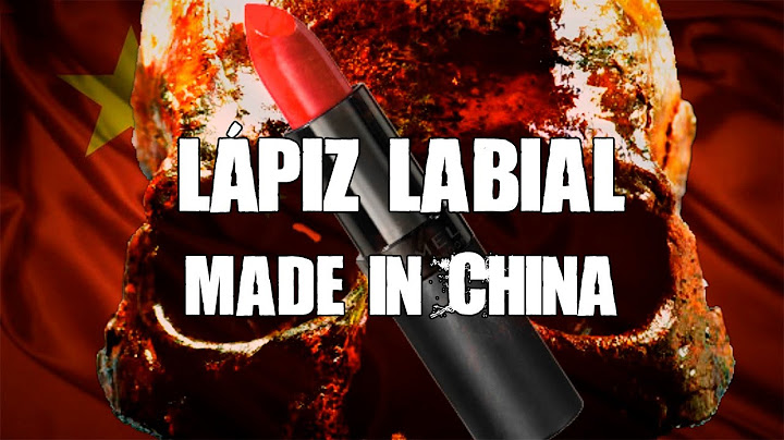 Lápiz Labial made in China