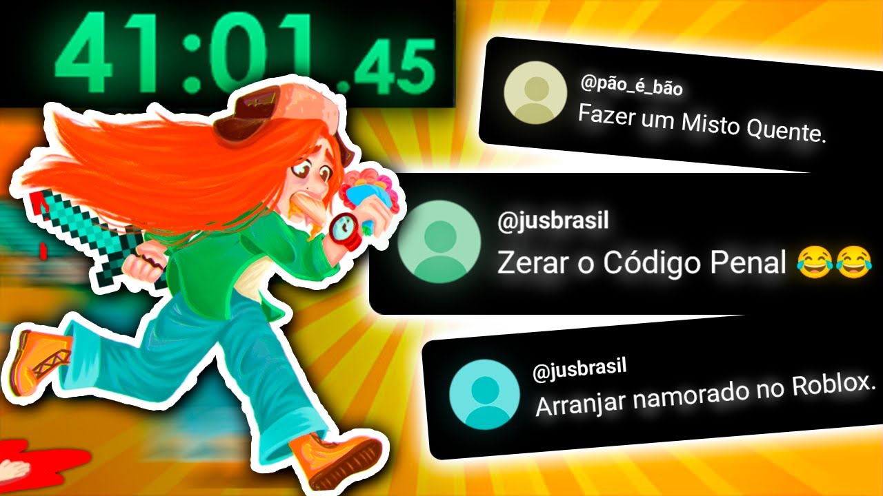 Fiz as Speedruns DOIDAS que vocês mandaram.... e fiquei maluca.