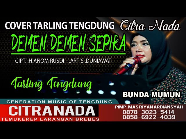 DEMEN DEMEN SEPIRA || COVER TARLING TENGDUNG CITRA NADA || BUNDA MUMUN class=
