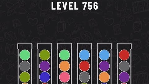 Ball Sort Puzzle Level 756 #ballsortpuzzle #ballsortpuzzlegameplay #puzzlegame #mobilegames