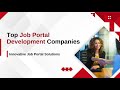 Top Job Portal Development Companies