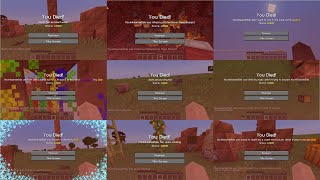 Minecraft 1.18 - All Death Messages