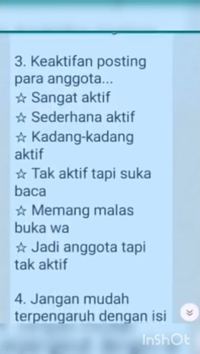 Jaga Persaudaraan Di Group WA ,Part 2