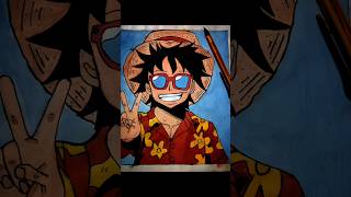 Drawing Luffy from One Piece
