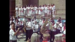 Video thumbnail of "BANDA DE MUSICA DE CASCANTE Y GAITEROS (JOTA DE CASCANTE)"