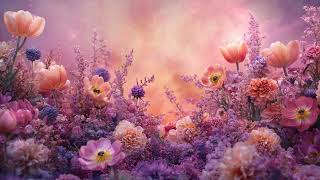 golden bloom sanctuary 🌷✨ warm piano music for reading & quiet hearts - Pastel Flower Melodies