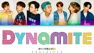 BTS(방탄소년단) - 'Dynamite' (EDM Remix) [Color Coded Lyrics Eng/Rom/Han/가사] Resimi