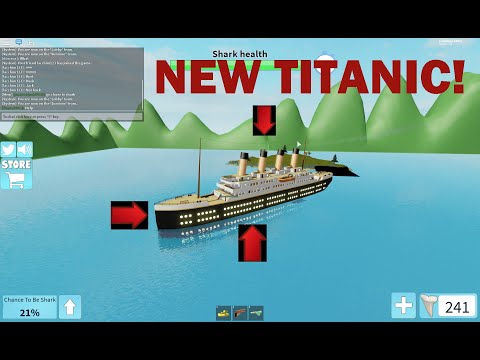 Epic New Titanic Bonus Round In Sharkbite Roblox Youtube - roblox sharkbite titanic gameplay