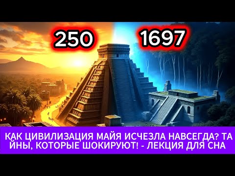 КАК Цивилизация МАЙЯ Исчезла НАВСЕГДА? Тайны, Которые Шокируют! - ЛЕКЦИЯ ДЛЯ СНА