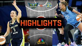 Highlights: Paige Bueckers pushes Dallas Wings over Chicago Sky | WNBA on NBC | 5/20/2026