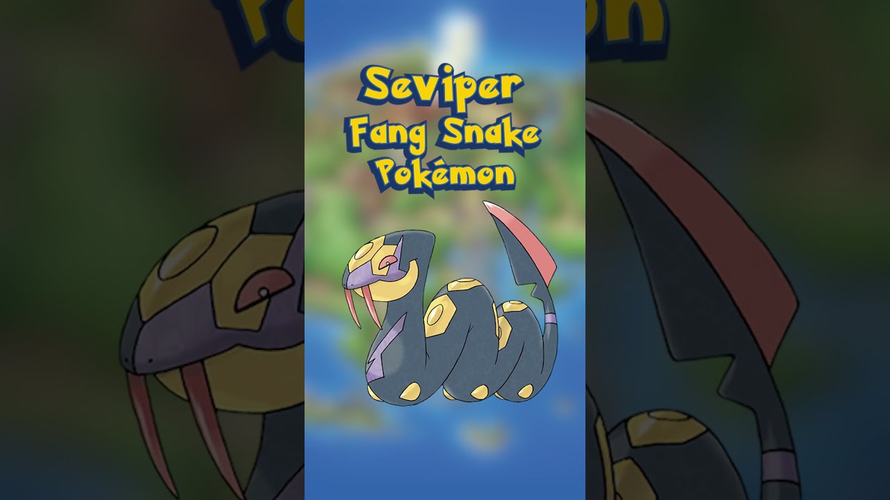 Seviper the Fang Snake Pokémon | Daily Pokédex 336  #pokemon #hoenn #seviper