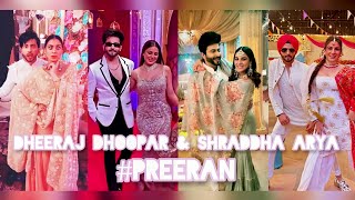 Dheeraj Dhoopar and Shraddha Arya on Instagram Reels 😍😘 // *preeran* sweet moment