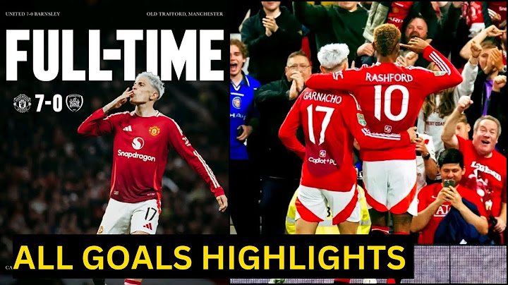 Manchester United vs Barnsley (7-0) FULL HIGHLIGHTS| Garnacho,Antony, Rashford Goals, Eriksen Goals🔥