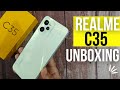 Realme c35 unboxing first look features specifications  price in india