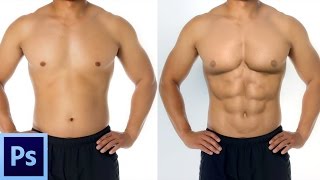 Photoshop Tutorial : How To Make 6 pack ABS In Photoshop screenshot 4