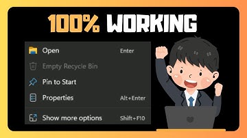 EASY FIX For Right Click Context Menu Not Disappearing In Windows 11 PC Or Laptop
