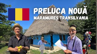 Maramures BLUE TREASURE a 157-Year Thatched House, Preluca Noua (multilangual translation)