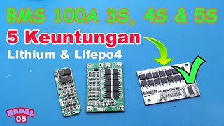 Как установить BMS 100A 3S 4S 5S Lithium или Lifepo4 — BMS 100A BM3451