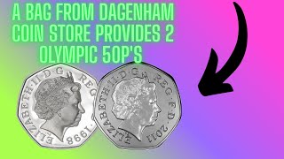 50P COIN HUNT BK2 EP136 DAGENHAM COIN STORE PROVIDES 2 OLYMPICS AND PLENTY OF OTHER DESIGNS 💥💥
