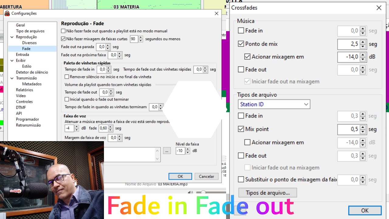 Vamos corrigir Vinhetas cortadas pelo FADE DO RADIO BOSS, Melhorar a EQUALIZAÇÃO e o COMPRESSOR
