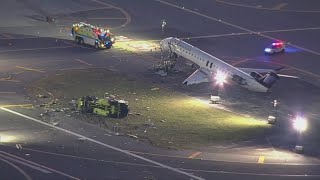 200 flights cancelled at LaGuardia airport as investigation continues in Sunday collision