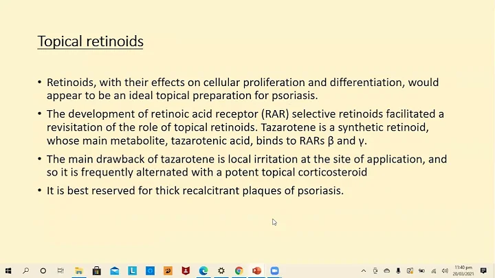 Lecture-71: Management of Psoriasis and its variants