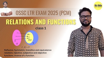 LTR PCM MATH RELATIONS AND FUNCTIONS CLASS 01
