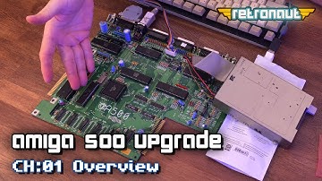 Next level Amiga500 with 1MB Chip RAM and a GVP hard drive!