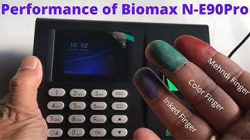 Performance of Biomax N-K30 Pro & N-E90 Pro | Fingerprint attendance machine | Biomax