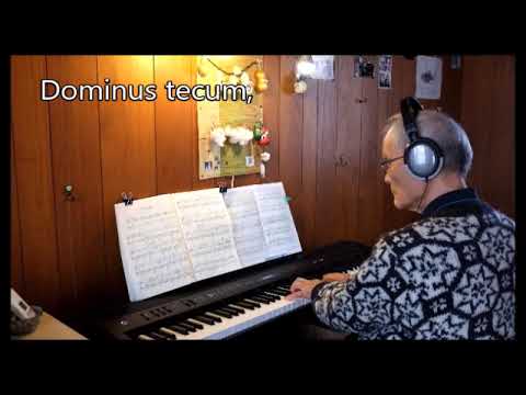 爺の電子ピアノ Gounod アヴェ・マリア Midi伴奏付き
