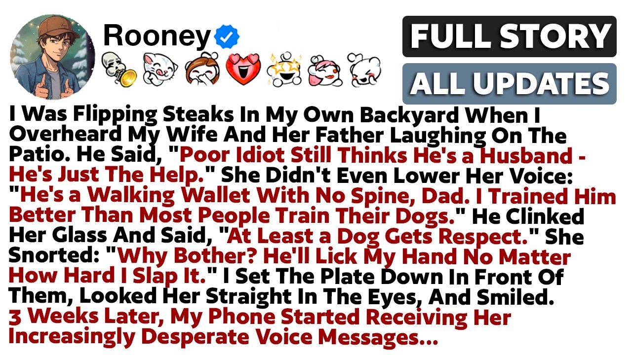 I Was Flipping Steaks In My Own Backyard When I Overheard My Wife And Her Father Laughing...