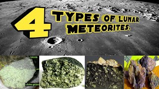 The 4 types of Lunar meteorites. #meteor #meteorite