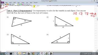 Geometry A - BBCHS - 2013 Semester 2 Review Walkthrough