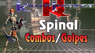 Aprenda como fazer combos e golpes do Spinal no Killer Instinct de Snes