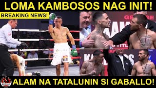 Tumalo Kay Gaballo Nag Salita Na Tapales Reaksyon Kambosos Vs Lomachenko Weigh In