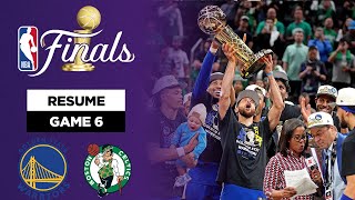 ???? Résumé VF - NBA Finals : Les Warriors titrés, Curry au sommet - Game 6