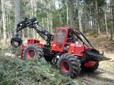 tracteur forestier camox