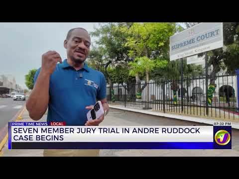 Seven Member Jury Trial in Andre Ruddock Case Begins | TVJ News