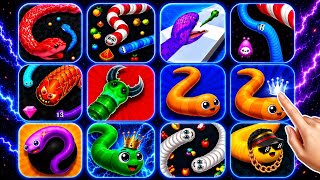 Snake Clash, Snake.io 2 & Worm Hunt | Top 12 Snake Games Gameplay screenshot 3