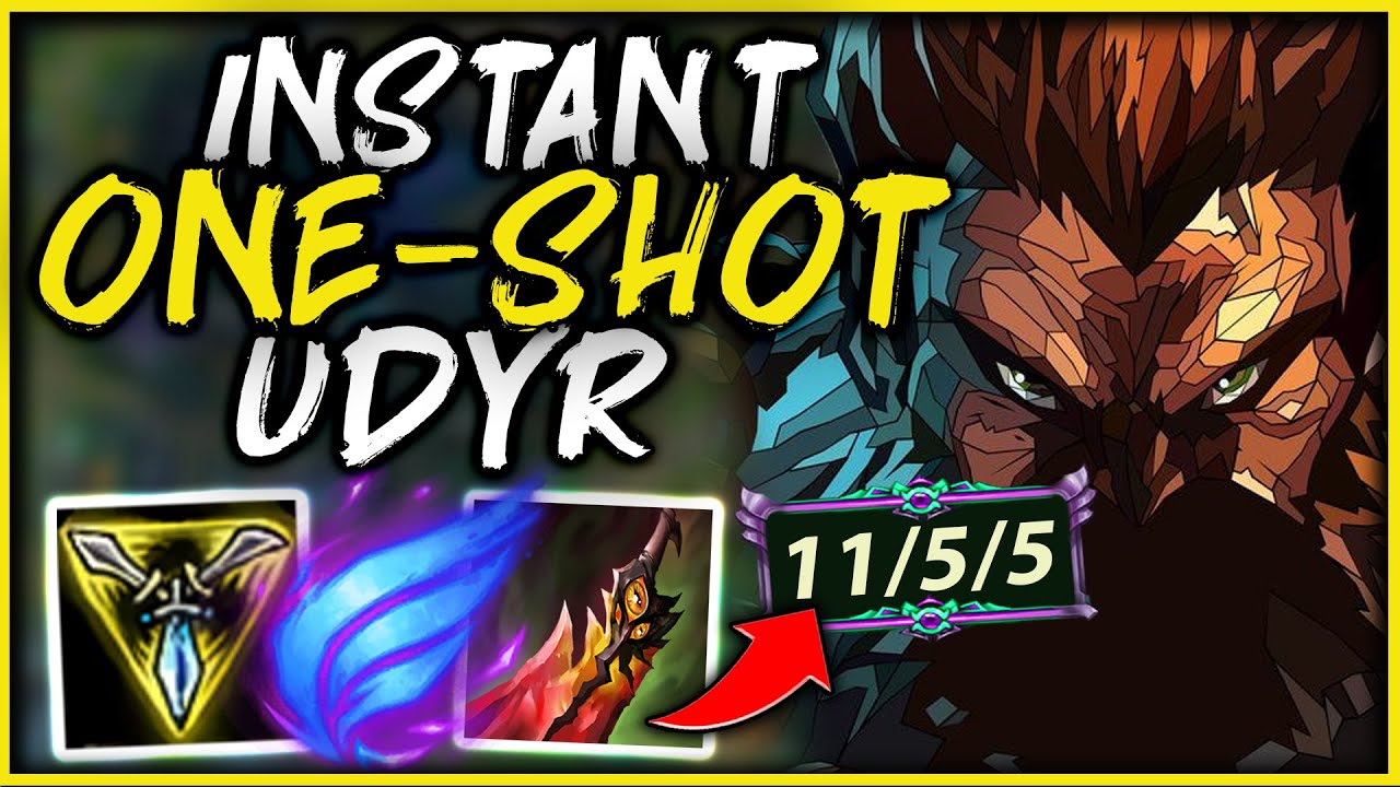 *RANK 1 UDYR* INSTANT ONESHOT BUILD (INSANE DAMAGE) League of Legends YouTube