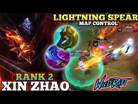 XIN ZHAO MAP CONTROL EXECUTION! BRUTAL FULL AD BUILD - TOP 2 GLOBAL XIN ZHAO BY 2lazy WILD RIFT -