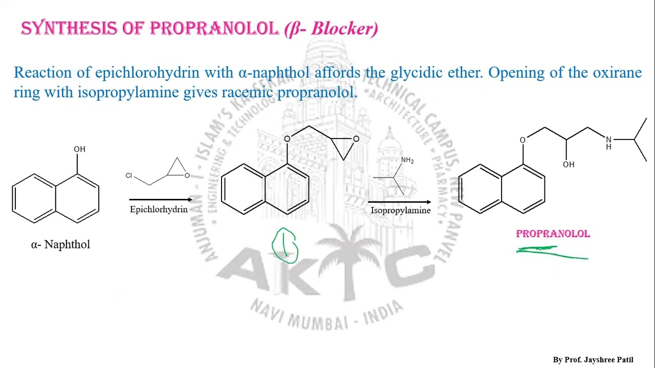 Synthesis Of Propranolol YouTube Synthesis Of Propranolol YouTube