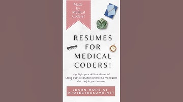 Let Us Craft Your Medical Coding Resume!